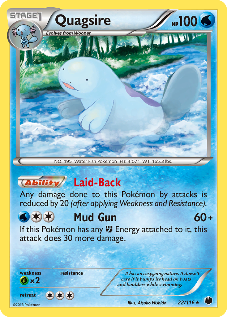 Quagsire (22/116) [Black & White: Plasma Freeze] | Mindsight Gaming