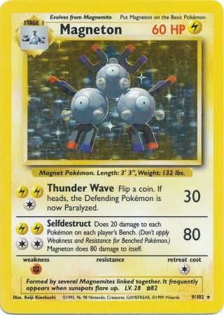 Magneton (9/102) [Base Set Unlimited] | Mindsight Gaming