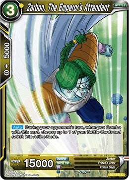 Zarbon, The Emperor's Attendant (BT1-101) [Galactic Battle] | Mindsight Gaming