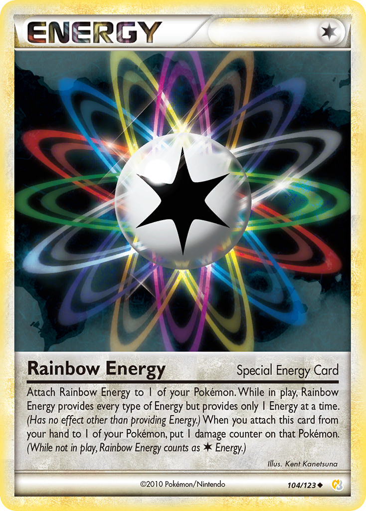 Rainbow Energy (104/123) [HeartGold & SoulSilver: Base Set] | Mindsight Gaming