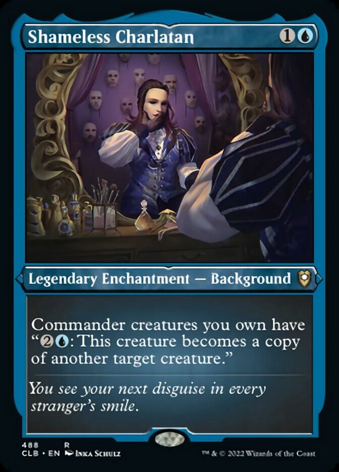 Shameless Charlatan (Foil Etched) [Commander Legends: Battle for Baldur's Gate] | Mindsight Gaming