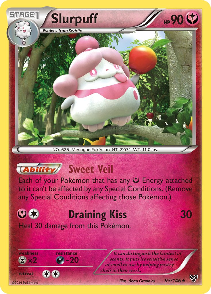 Slurpuff (95/146) (Theme Deck Exclusive) [XY: Base Set] | Mindsight Gaming