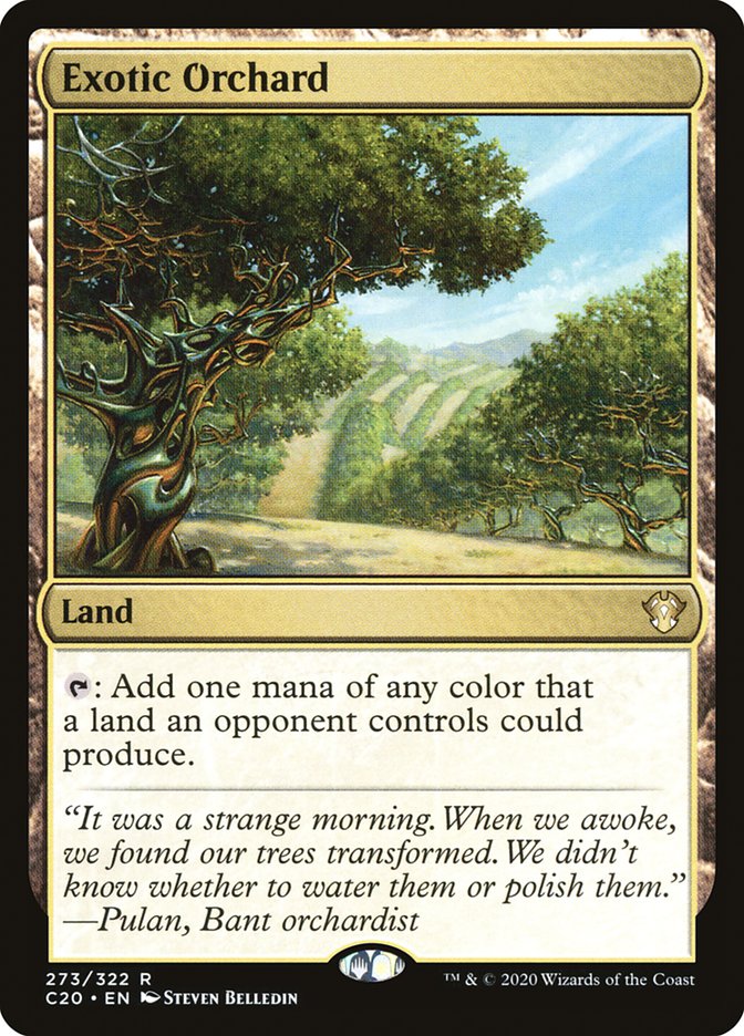 Exotic Orchard [Commander 2020] | Mindsight Gaming