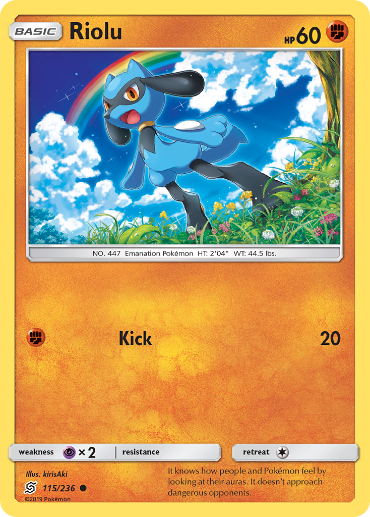 Riolu (115/236) [Sun & Moon: Unified Minds] | Mindsight Gaming