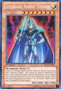 Legendary Knight Timaeus [DRLG-EN001] Secret Rare | Mindsight Gaming