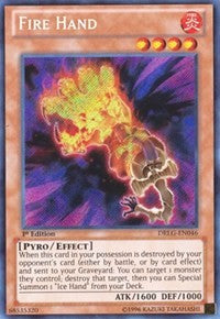 Fire Hand [DRLG-EN046] Secret Rare | Mindsight Gaming