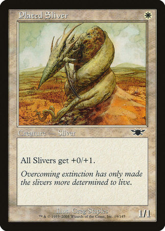 Plated Sliver [Legions] | Mindsight Gaming