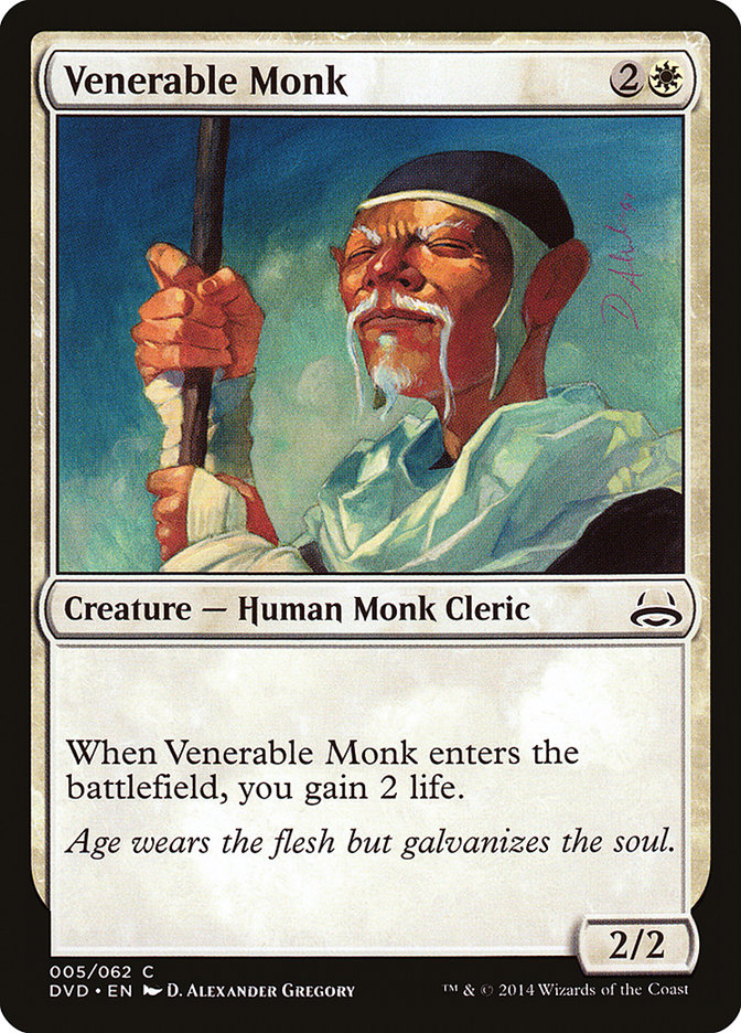 Venerable Monk (Divine vs. Demonic) [Duel Decks Anthology] | Mindsight Gaming