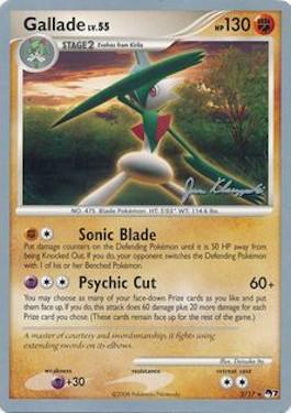 Gallade LV.55 (2/17) (Psychic Lock - Jason Klaczynski) [World Championships 2008] | Mindsight Gaming