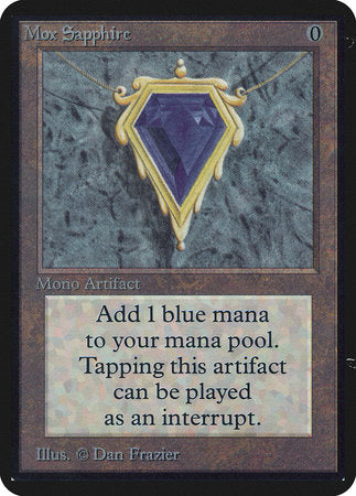 Mox Sapphire [Limited Edition Alpha] | Mindsight Gaming