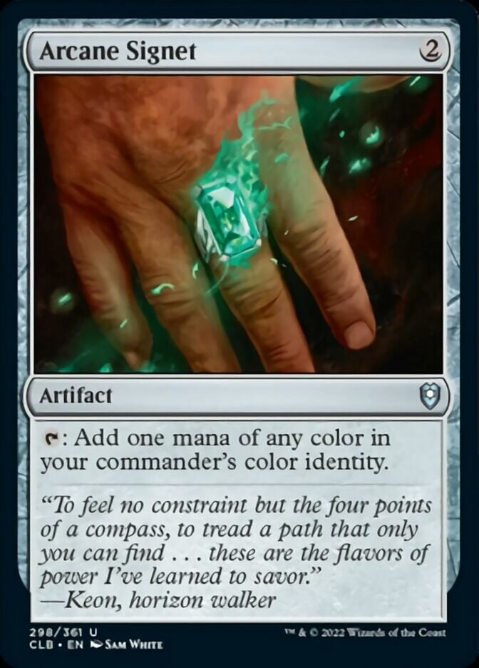 Arcane Signet [Commander Legends: Battle for Baldur's Gate] | Mindsight Gaming