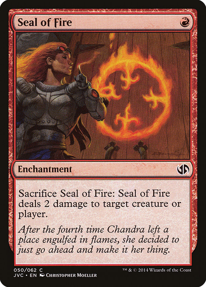 Seal of Fire [Duel Decks Anthology] | Mindsight Gaming