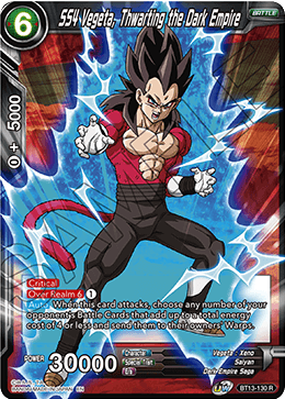 SS4 Vegeta, Thwarting the Dark Empire (Rare) [BT13-130] | Mindsight Gaming