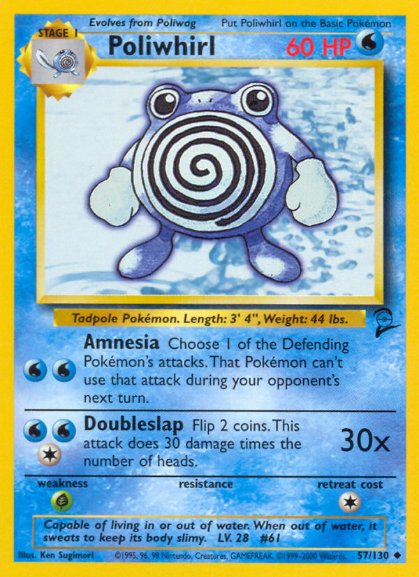 Poliwhirl (57/130) [Base Set 2] | Mindsight Gaming