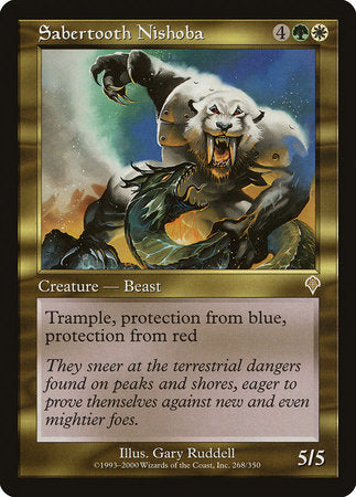 Sabertooth Nishoba [Invasion] | Mindsight Gaming