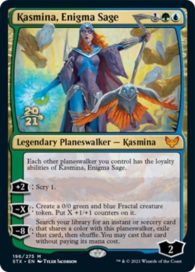 Kasmina, Enigma Sage [Strixhaven: School of Mages Prerelease Promos] | Mindsight Gaming