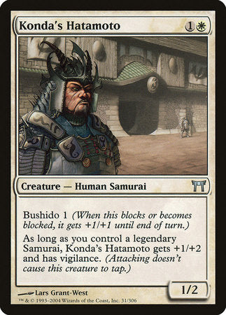 Konda's Hatamoto [Champions of Kamigawa] | Mindsight Gaming