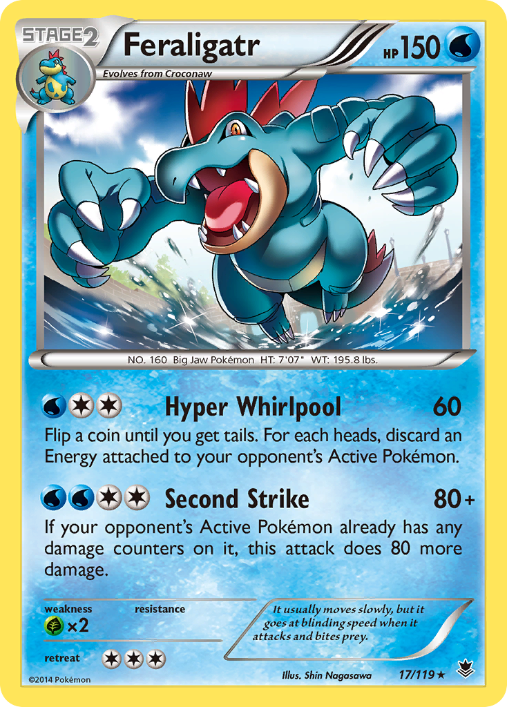 Feraligatr (17/119) [XY: Phantom Forces] | Mindsight Gaming