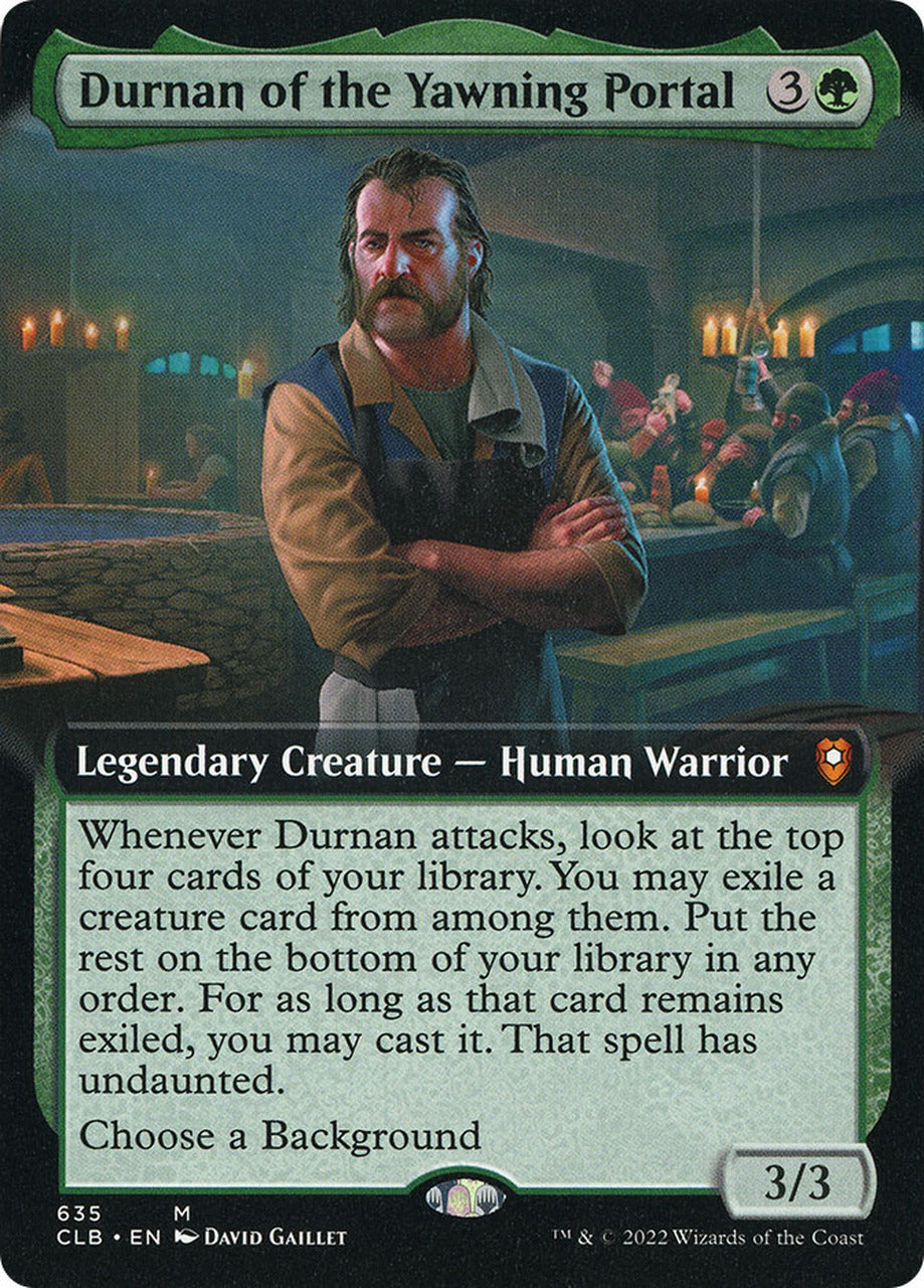 Durnan of the Yawning Portal (Extended Art) [Commander Legends: Battle for Baldur's Gate] | Mindsight Gaming