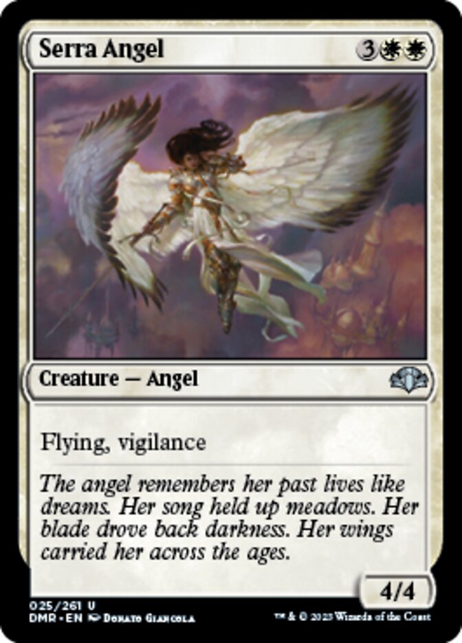 Serra Angel [Dominaria Remastered] | Mindsight Gaming