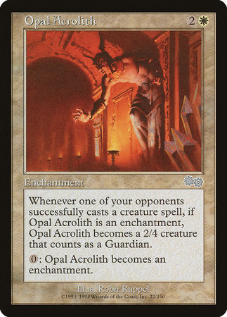 Opal Acrolith [Urza's Saga] | Mindsight Gaming