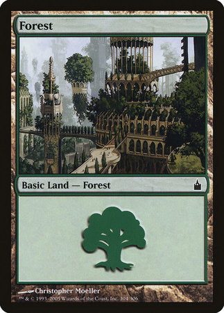 Forest (304) [Ravnica: City of Guilds] | Mindsight Gaming