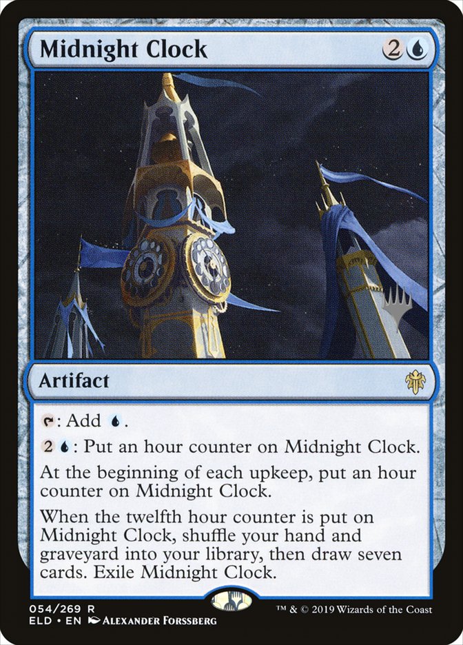 Midnight Clock (Promo Pack) [Throne of Eldraine Promos] | Mindsight Gaming