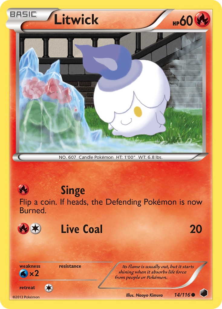 Litwick (14/116) [Black & White: Plasma Freeze] | Mindsight Gaming