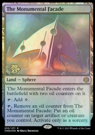 The Monumental Facade [Phyrexia: All Will Be One Prerelease Promos] | Mindsight Gaming