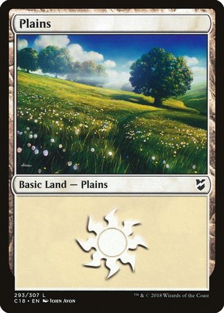 Plains (293) [Commander 2018] | Mindsight Gaming