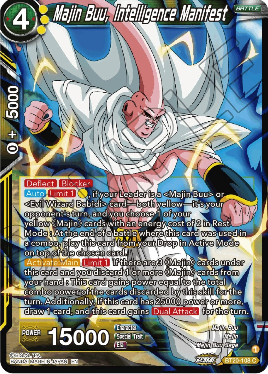 Majin Buu, Intelligence Manifest (BT20-108) [Power Absorbed] | Mindsight Gaming