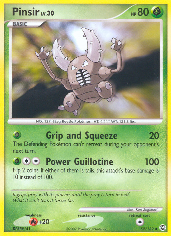 Pinsir (59/132) [Diamond & Pearl: Secret Wonders] | Mindsight Gaming