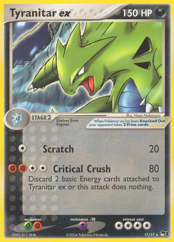 Tyranitar ex (17/17) [POP Series 1] | Mindsight Gaming