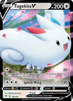 Togekiss V (140/185) [Sword & Shield: Vivid Voltage] | Mindsight Gaming