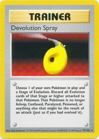 Devolution Spray (72/102) [Base Set Shadowless Unlimited] | Mindsight Gaming