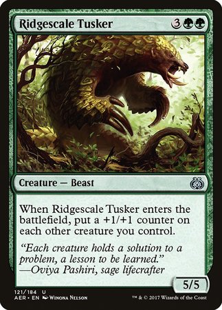 Ridgescale Tusker [Aether Revolt] | Mindsight Gaming