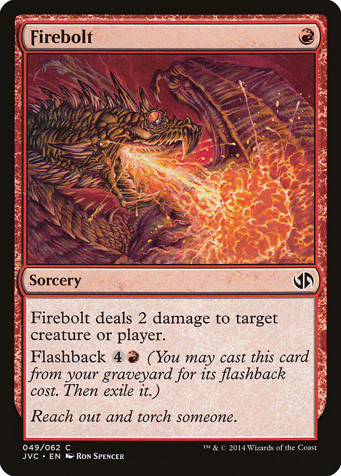 Firebolt [Duel Decks Anthology] | Mindsight Gaming