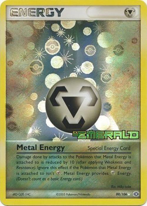 Metal Energy (88/106) (Stamped) [EX: Emerald] | Mindsight Gaming