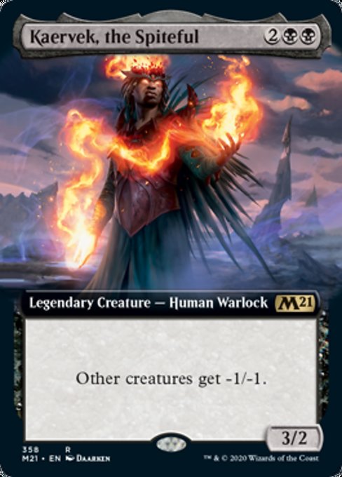 Kaervek, the Spiteful (Extended Art) [Core Set 2021] | Mindsight Gaming