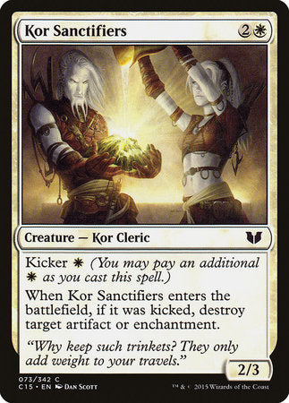 Kor Sanctifiers [Commander 2015] | Mindsight Gaming