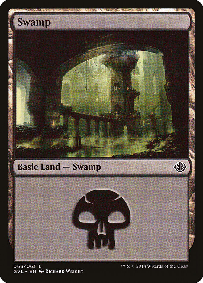 Swamp (63) (Garruk vs. Liliana) [Duel Decks Anthology] | Mindsight Gaming