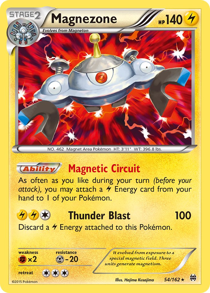 Magnezone (54/162) (Theme Deck Exclusive) [XY: BREAKthrough] | Mindsight Gaming