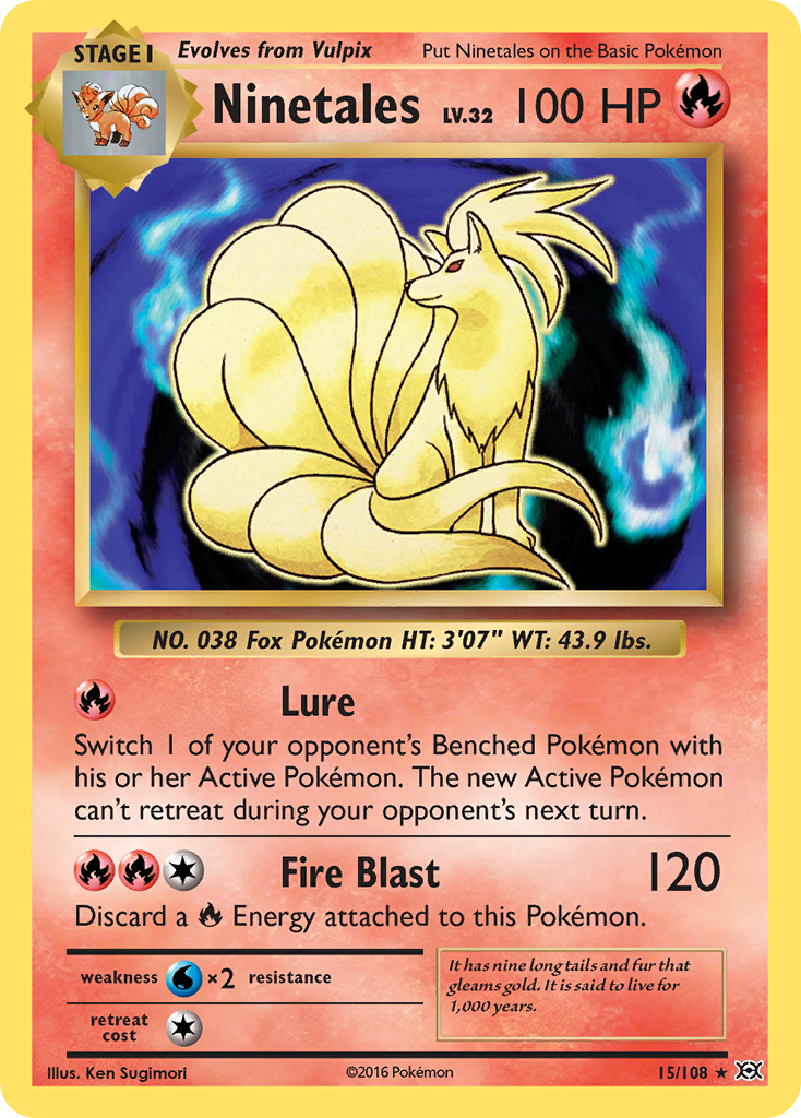 Ninetales (15/108) [XY: Evolutions] | Mindsight Gaming