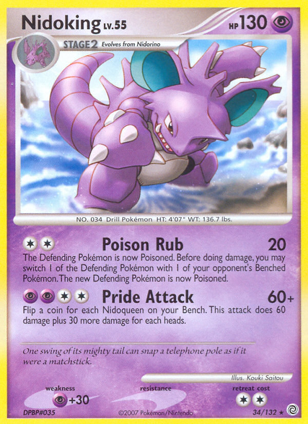 Nidoking (34/132) [Diamond & Pearl: Secret Wonders] | Mindsight Gaming