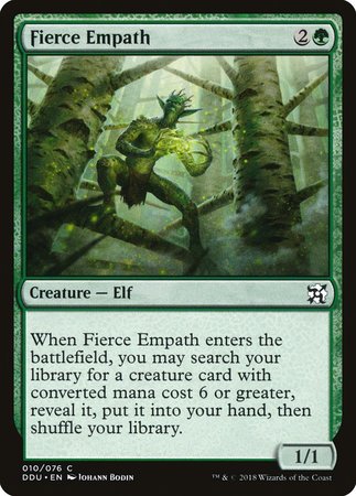 Fierce Empath [Duel Decks: Elves vs. Inventors] | Mindsight Gaming