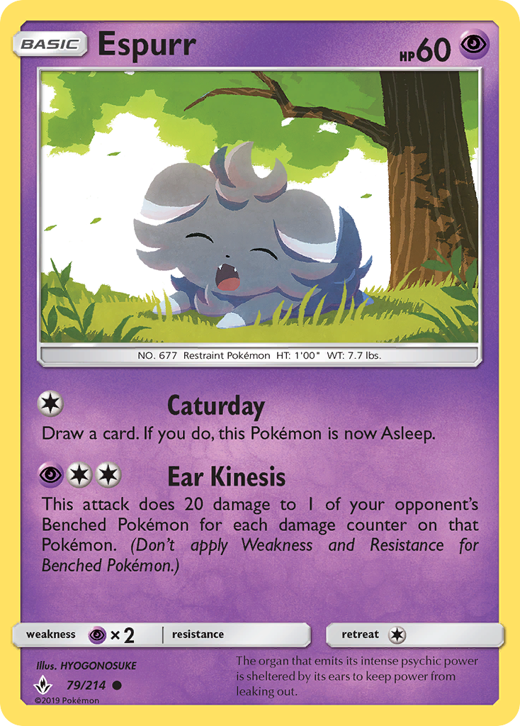 Espurr (79/214) [Sun & Moon: Unbroken Bonds] | Mindsight Gaming