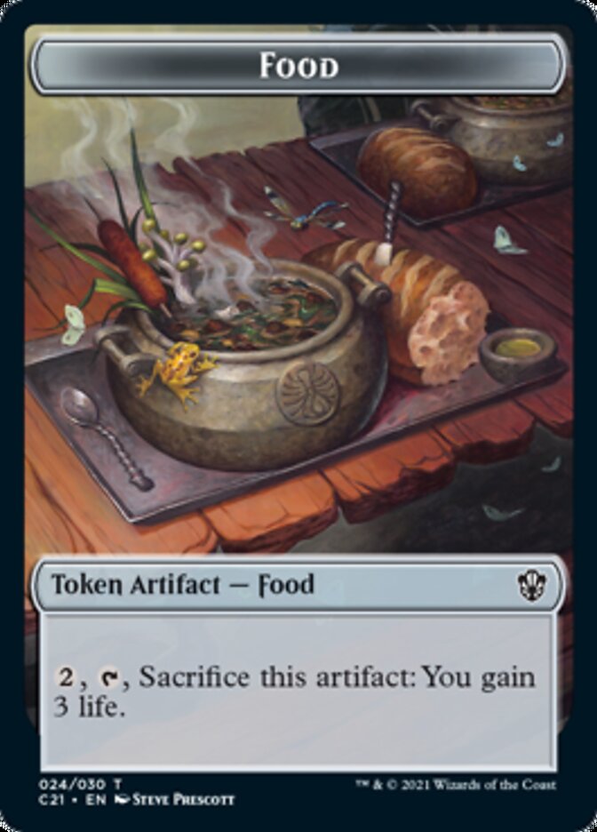 Food // Pest Token [Commander 2021 Tokens] | Mindsight Gaming