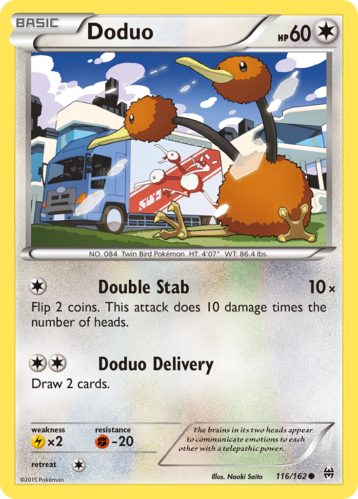 Doduo (116/162) [XY: BREAKthrough] | Mindsight Gaming