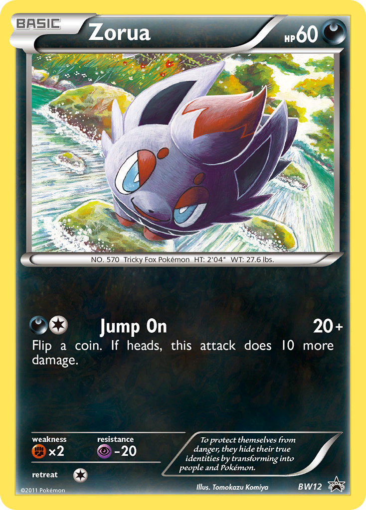 Zorua (BW12) [Black & White: Black Star Promos] | Mindsight Gaming