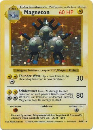 Magneton (9/102) [Base Set Shadowless Unlimited] | Mindsight Gaming